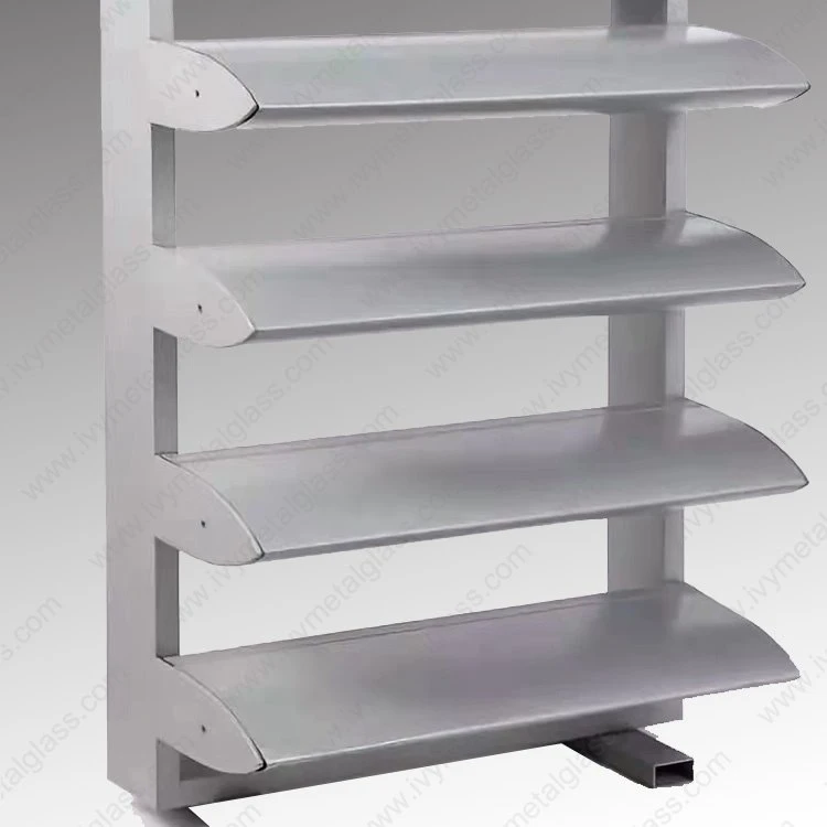Aluminijasta fiksna okna z žaluzijami