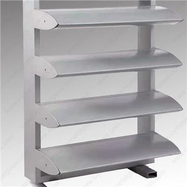Aluminijasta fiksna okna z žaluzijami