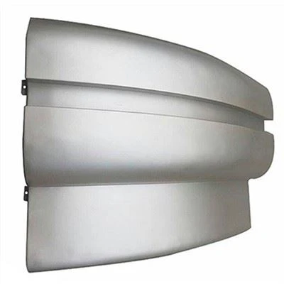 Dvojno ukrivljene aluminijaste plošče
