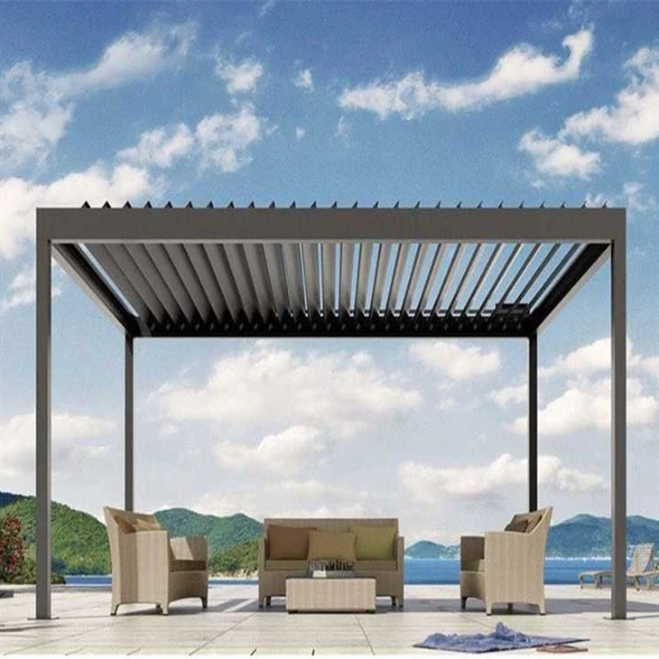 Vodotesen strešni sistem aluminijaste pergole