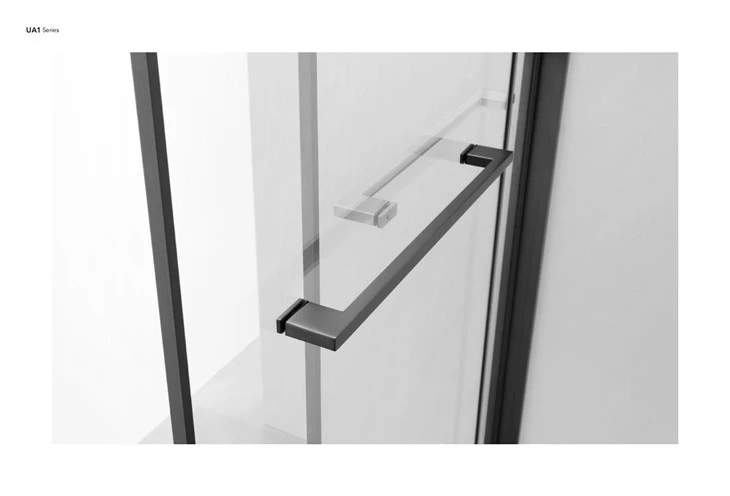 Two Stainless Steel Sliding Shower Doors With One Shower Room Two Stainless Steel Sliding Shower Doors With One Shower Room